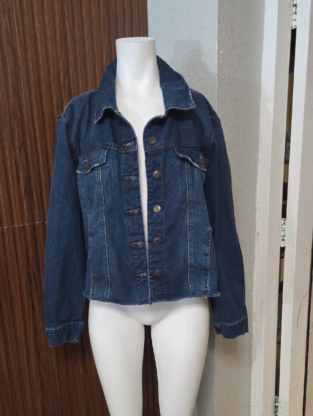 Kensie Jeans Vintage Luxe Denim Jacket – Women's Xlarge Sz [1178]